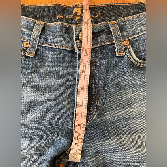 Vintage OG ‘04 Seven For All Mankind Long Legs Bootcut jeans, size 26/27x34 - Picture 10 of 12